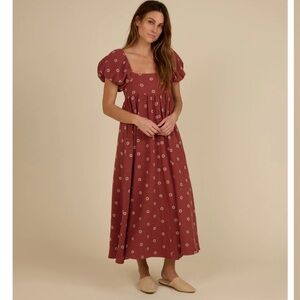 RYLEE + CRU Oceane Dress - Embroidered Daisy